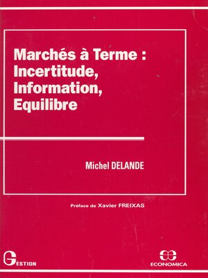 cover image of Marchés à terme